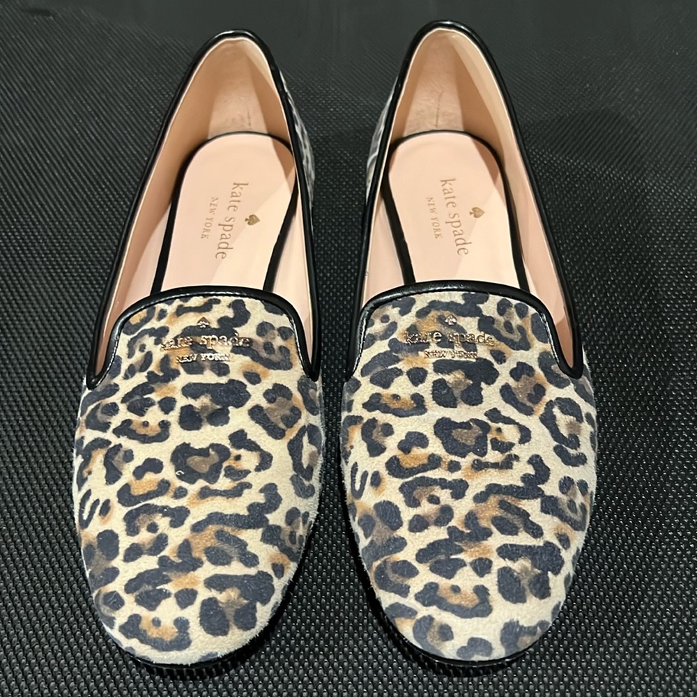 Kate Spade Leopard loafer size 9